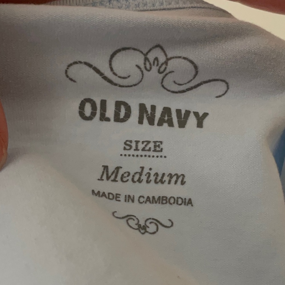 Y2K Old Navy Baby Blue Lace Trim Tank - Picture 4 of 6